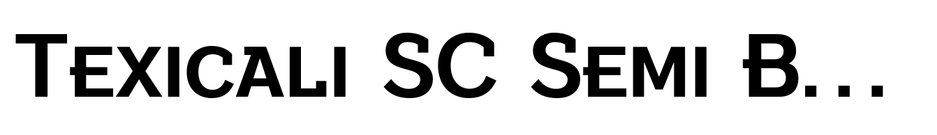Texicali SC Semi Bold